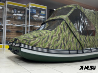 Ходовой комб. (носовой+основной) тент MISHIMO 400 LITE/PRO/LITE DF кмф зеленый (6)
