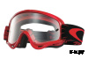 Очки для мотокросса детские OAKLEY O-Frame XS High Voltage красные / прозрачная (OO7030-03)