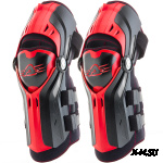 Наколенники шарнирные GORILLA black/red