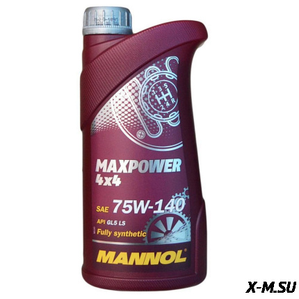 Масло MANNOL транссмис 75w140 син. Maxpower 4*4 1л SG10200 